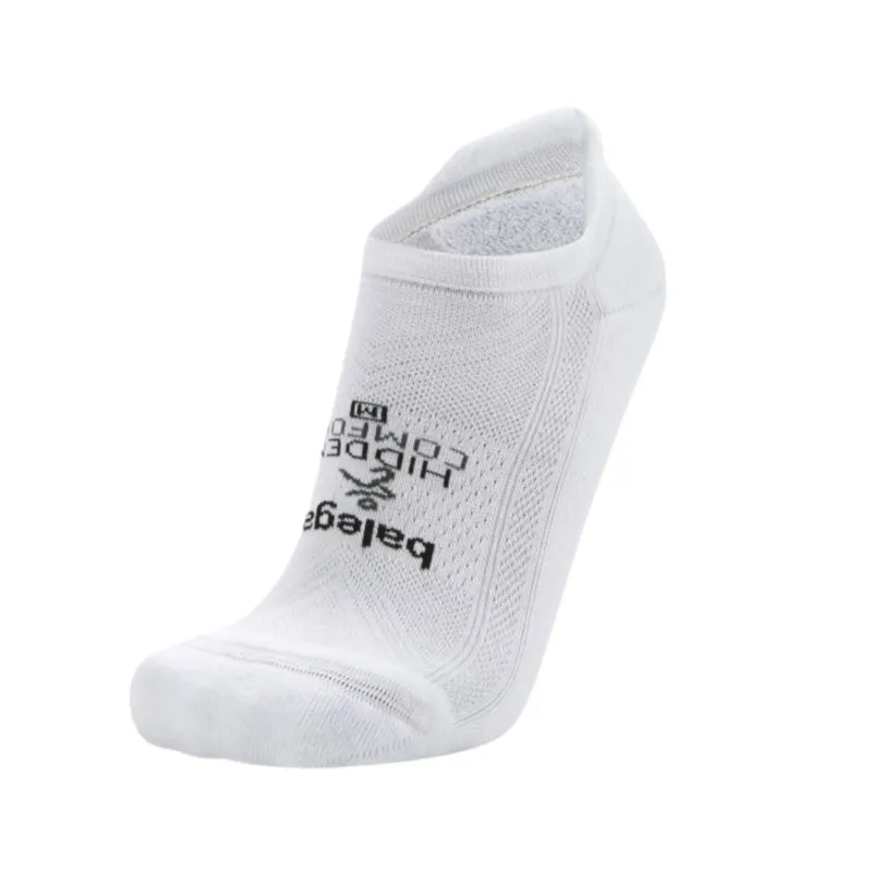 Balega Hidden Comfort No Show Socks Dry White/Grey-2