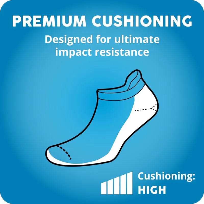 Balega Hidden Comfort No Show Socks Neon Aqua-6