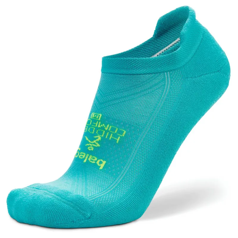 Balega Hidden Comfort No Show Socks Neon Aqua-3