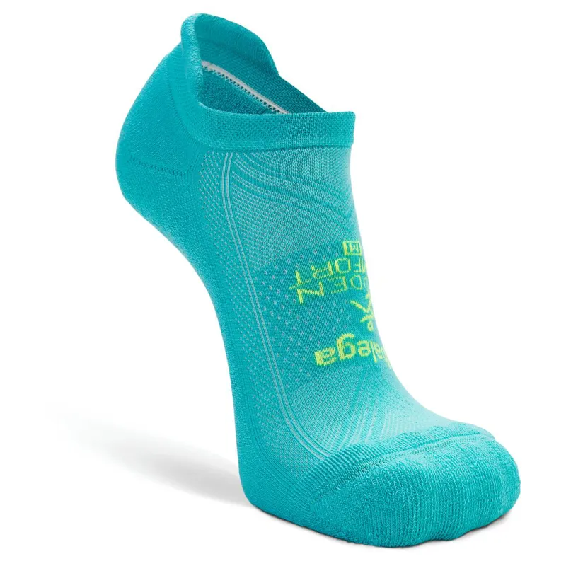 Balega Hidden Comfort No Show Socks Neon Aqua-1