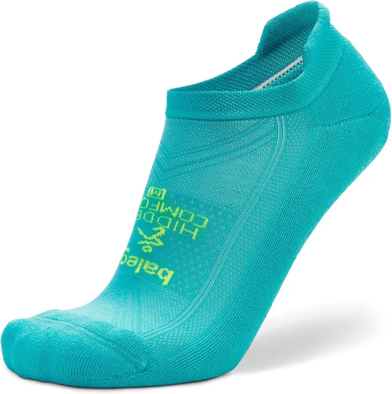 Balega Hidden Comfort No Show Socks Neon Aqua