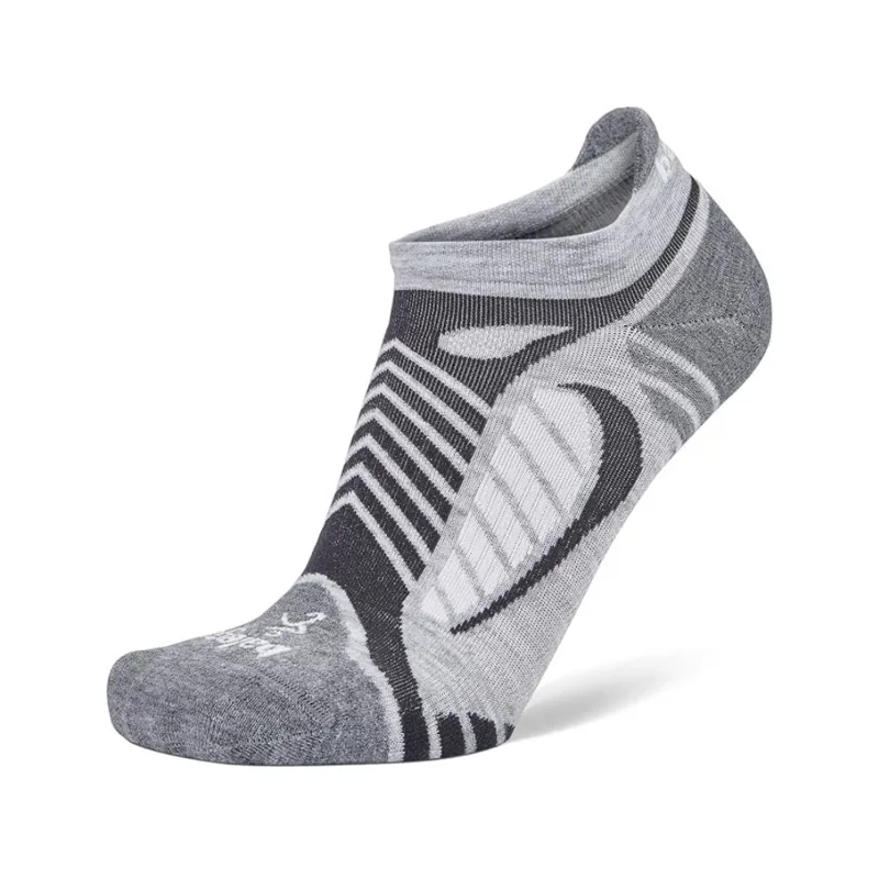 Balega Ultralight No Show Tab Socks Grey/White-6