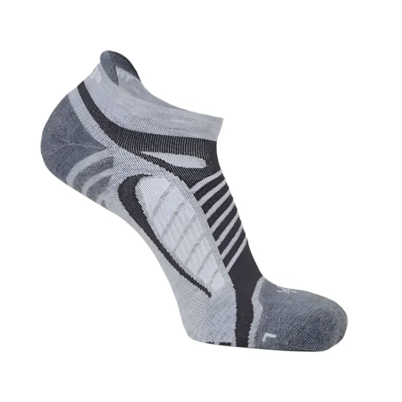 Balega Ultralight No Show Tab Socks Grey/White-3