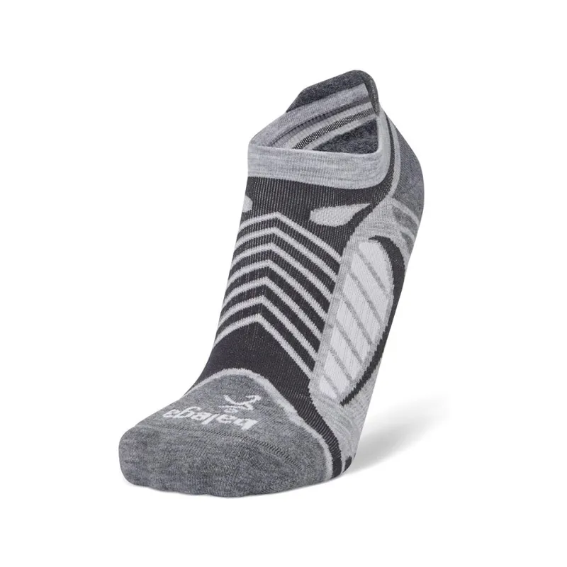 Balega Ultralight No Show Tab Socks Grey/White-2