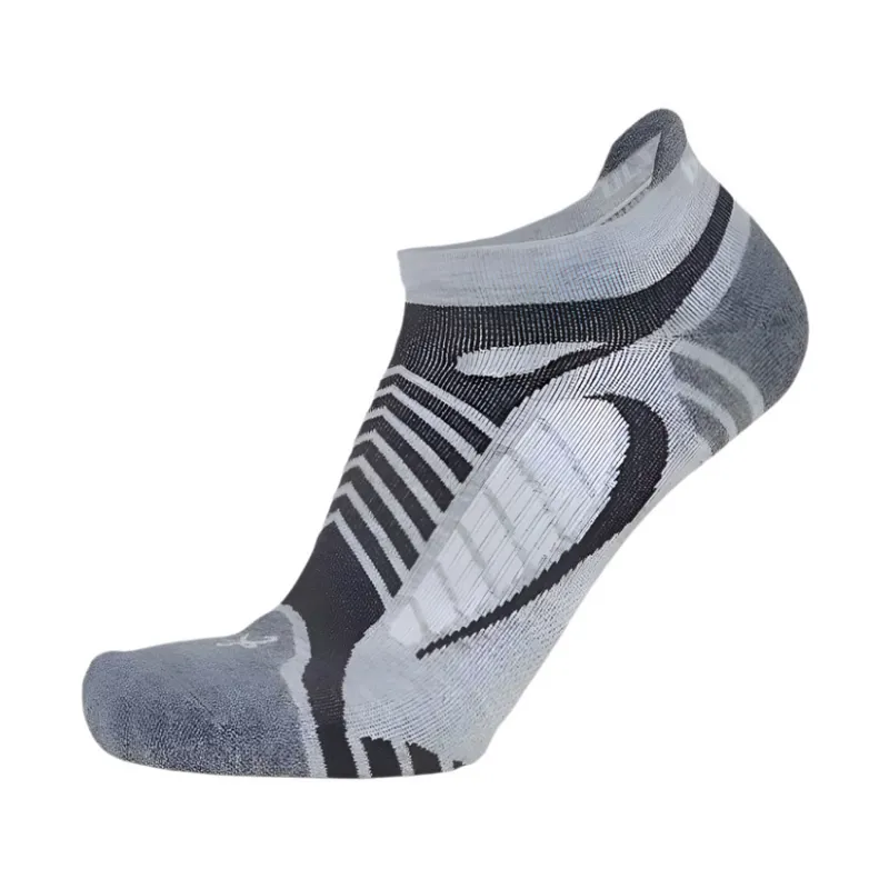Balega Ultralight No Show Tab Socks Grey/White-1