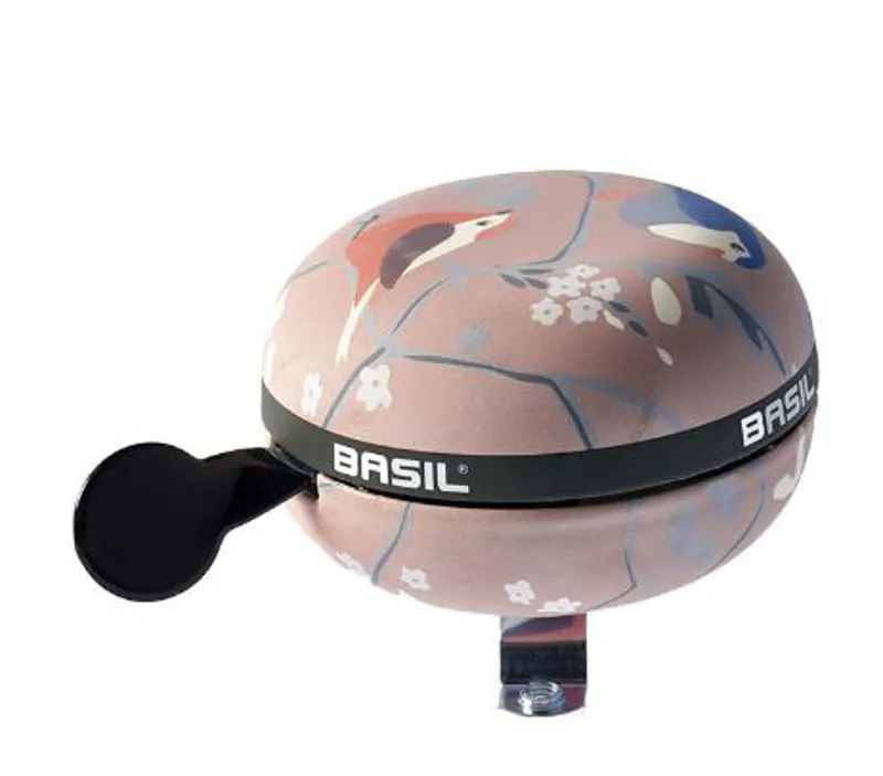 Basil Big Bicycle Bell Wanderlust 80mm Vintage in Orchid Pink