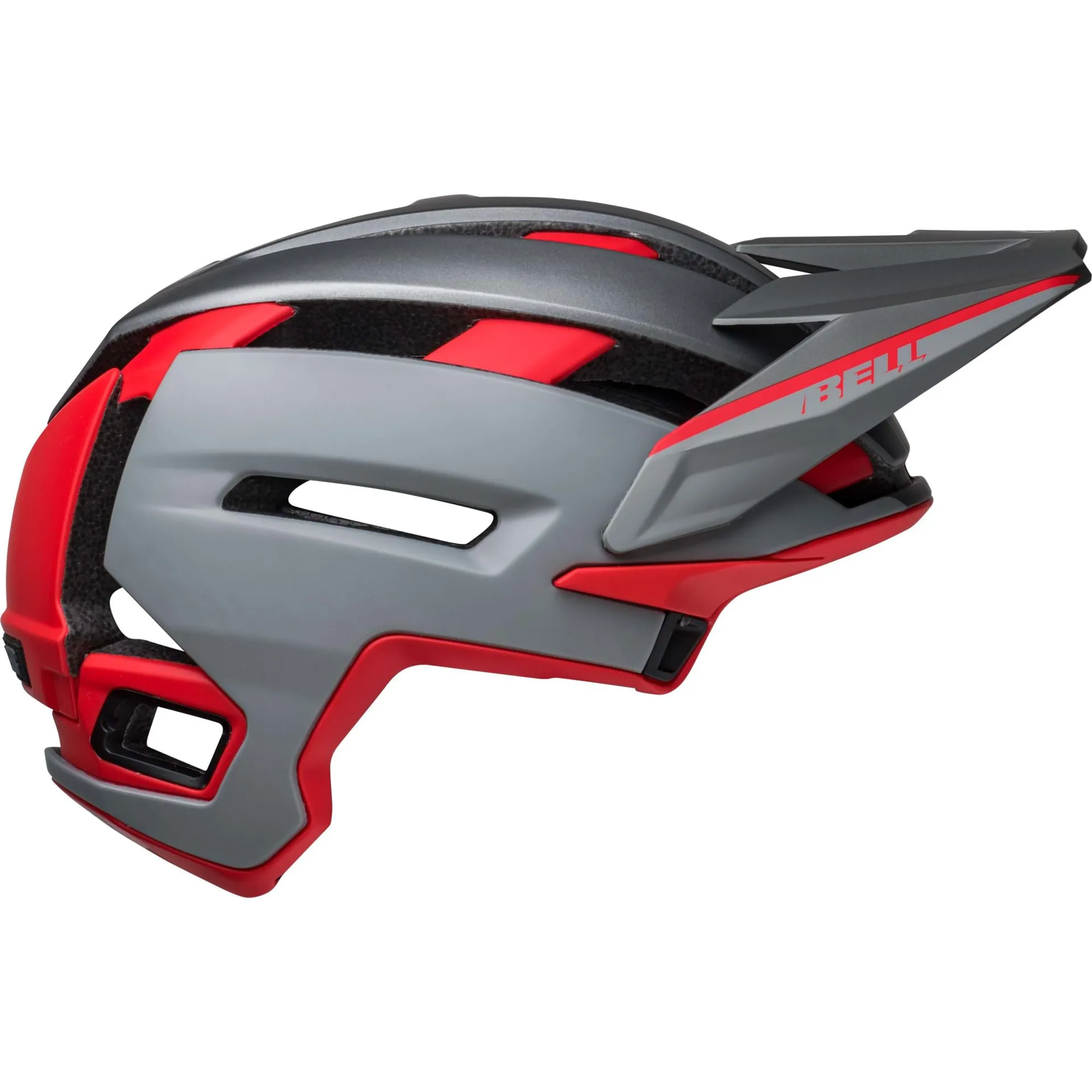 Bell Super Air R Mips Full Face Mountain Bike Helmet Grey/Red