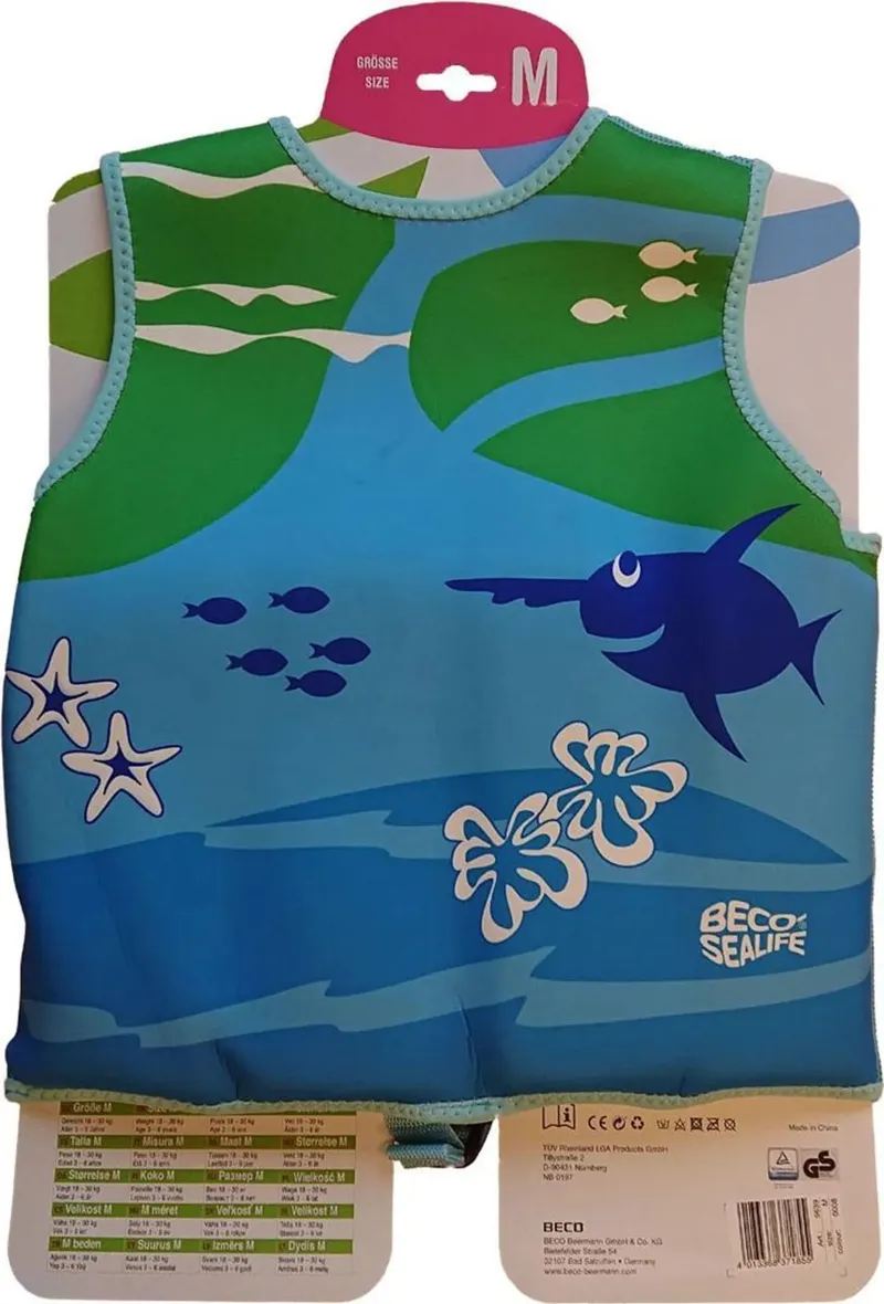 Beco Sealife Swimming Vest Blue/Green-9