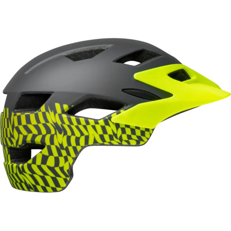 Bell Sidetrack Youth Helmet Wavy Checks Matte Retina Sear Unisize 50- 57cm-2