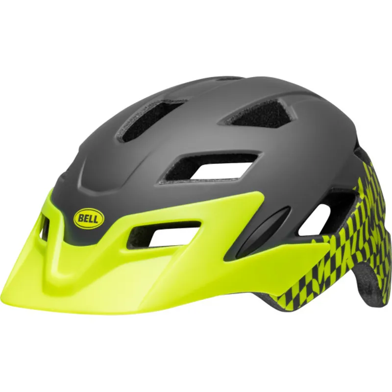 Bell Sidetrack Youth Helmet Wavy Checks Matte Retina Sear Unisize 50- 57cm-1