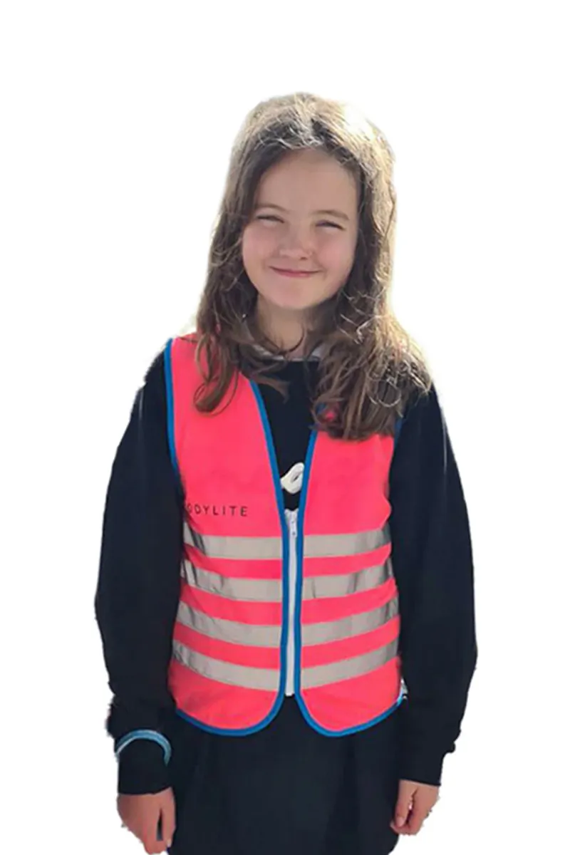Bodylite Kids Reflective Vest Pink-1