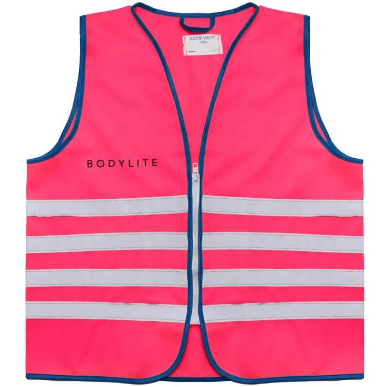 Bodylite Kids Reflective Vest Pink