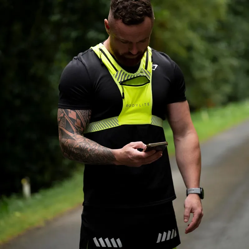 Bodylite Phone Holder Vest Yellow M-XXL-4