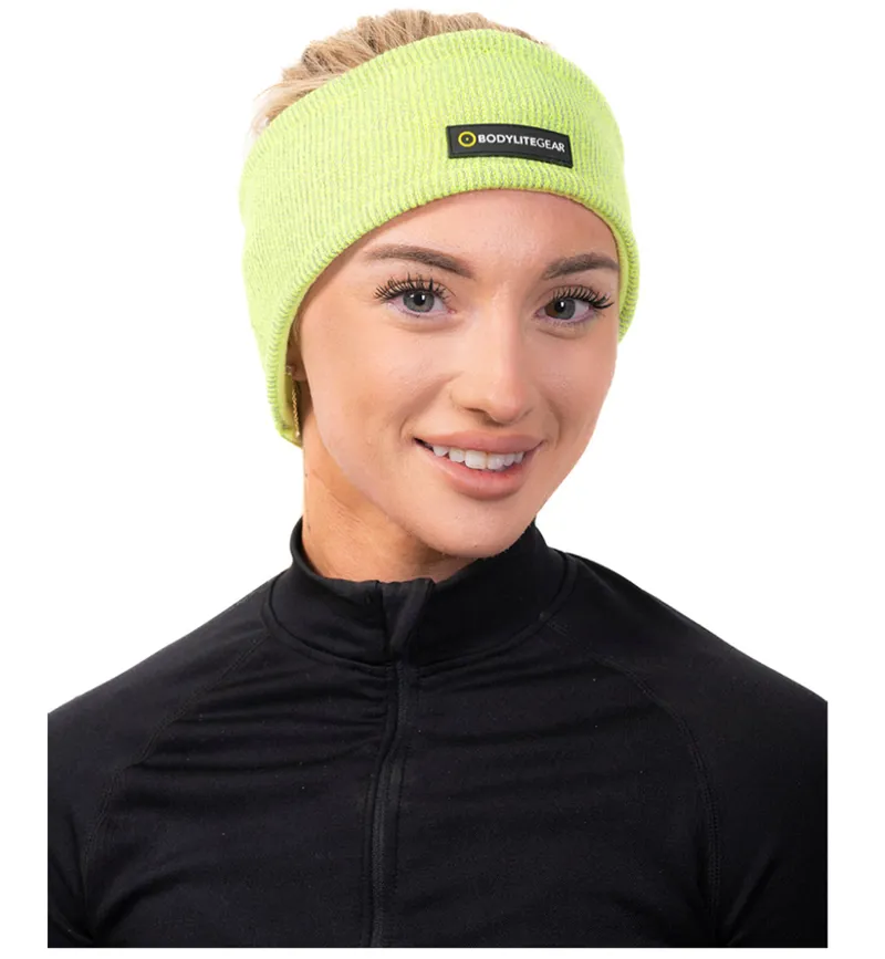Bodylite Reflective Headband Neon Yellow