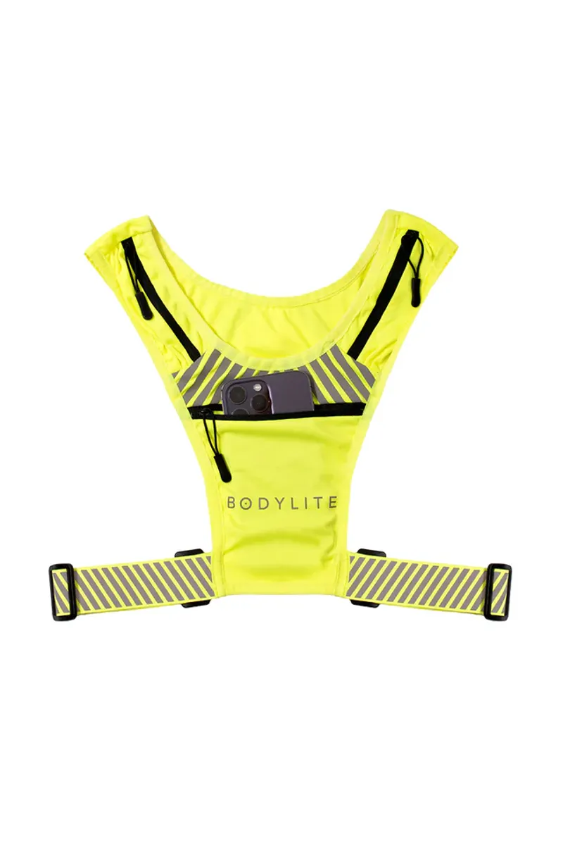 Bodylite Phone Holder Vest Neon Yellow