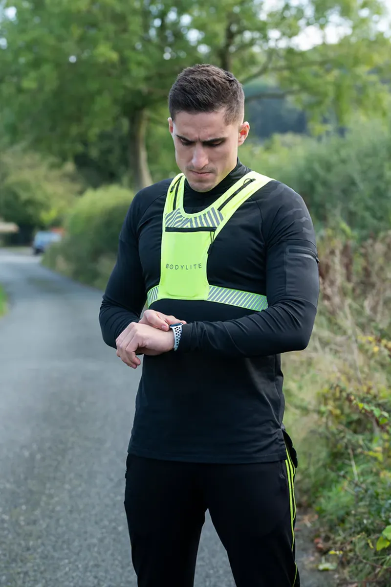 Bodylite Phone Holder Vest Neon Yellow-1