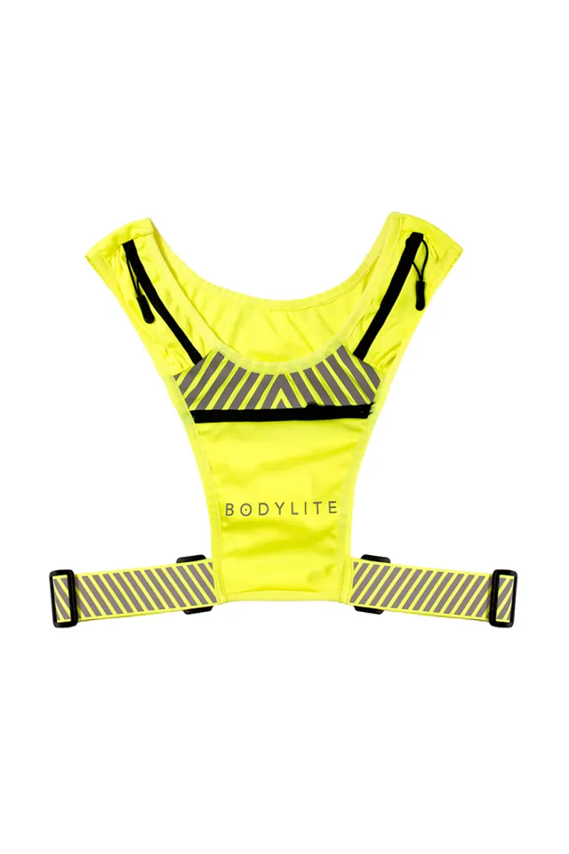 Bodylite Phone Holder Vest Neon Yellow-3