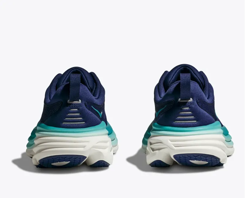 Hoka One One Women's Bondi 8 Running Shoes Bellwether Blue/Evening Sky-5