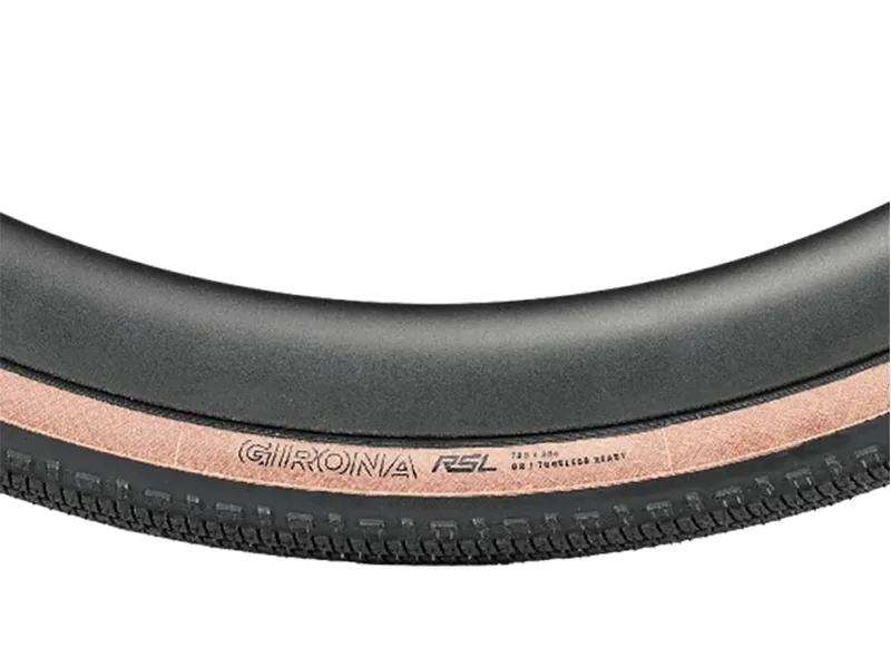 Bontrager Girona RSL GR TLR Gravel Tire 700x42c Black/Tan-2