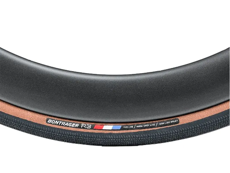 Bontrager R3 Hard-Case Lite TLR Road Tyre 700x25c Brown-2