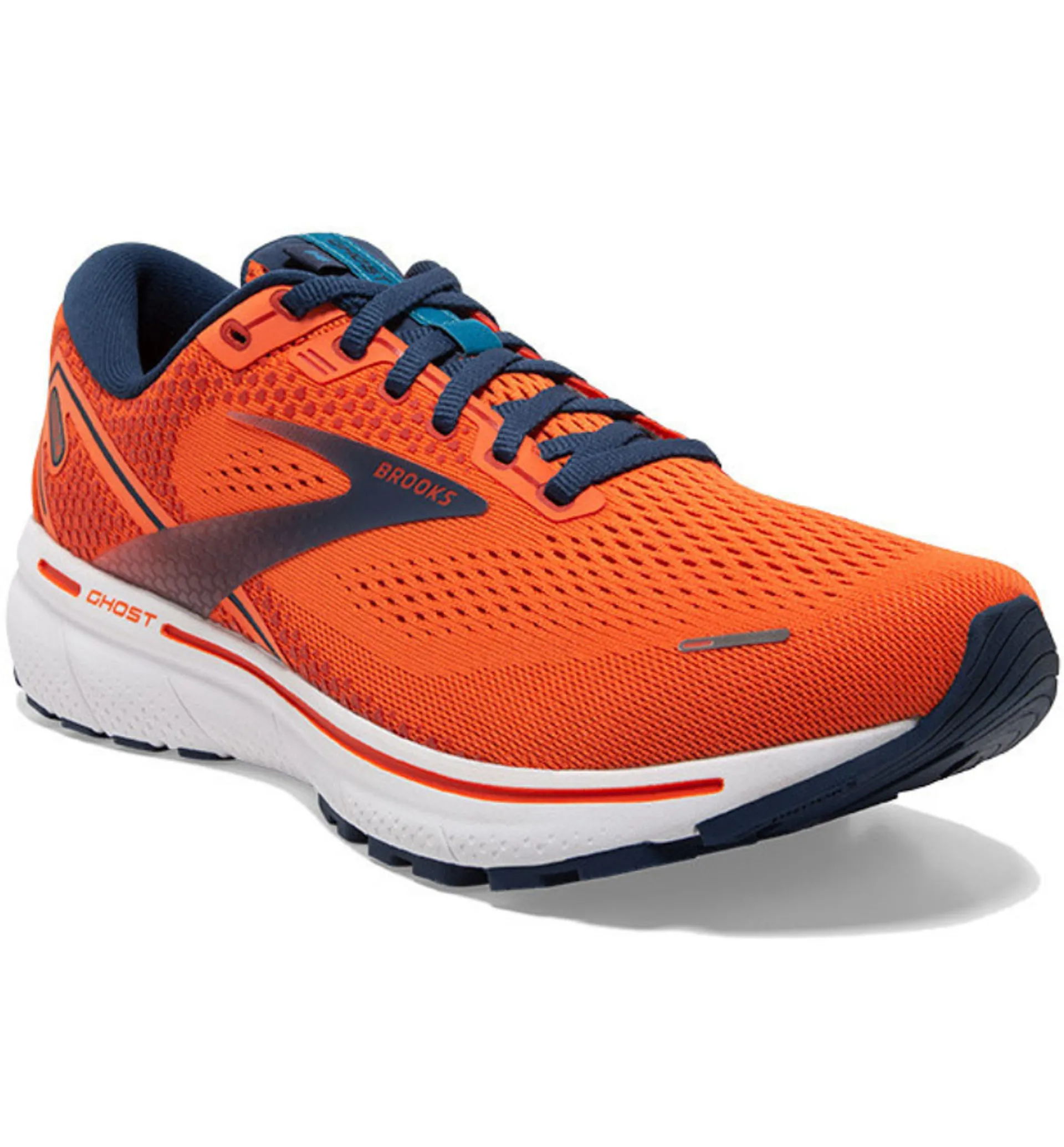 Brooks Ghost 14 Running Shoes, Orange/Blue, Men\'s Size 14 Brooks Ghost 14: Features, Reviews & Best Price | Runnea UK main image 3