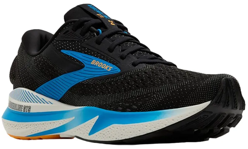 Brooks Men's Adrenaline GTS 24 Black/Ebony/Cloissonne-3