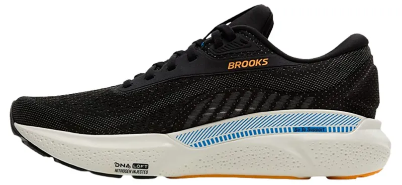 Brooks Men's Adrenaline GTS 24 Black/Ebony/Cloissonne-2