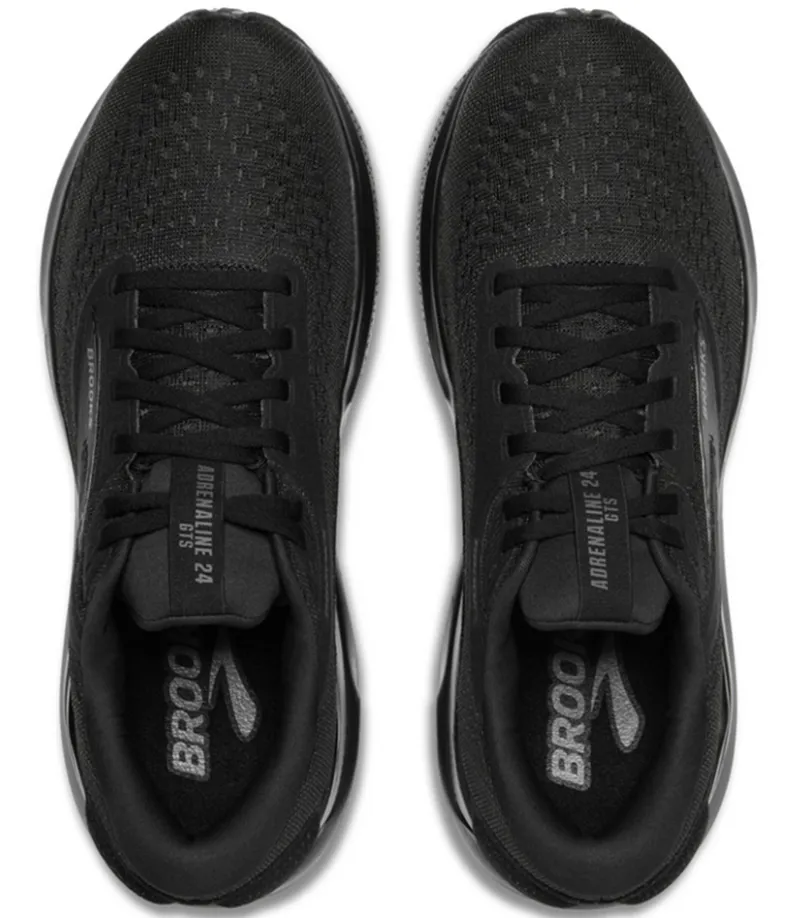 Brooks Men's Adrenaline GTS 24 EXTRA WIDE Black/Black/Ebony-5