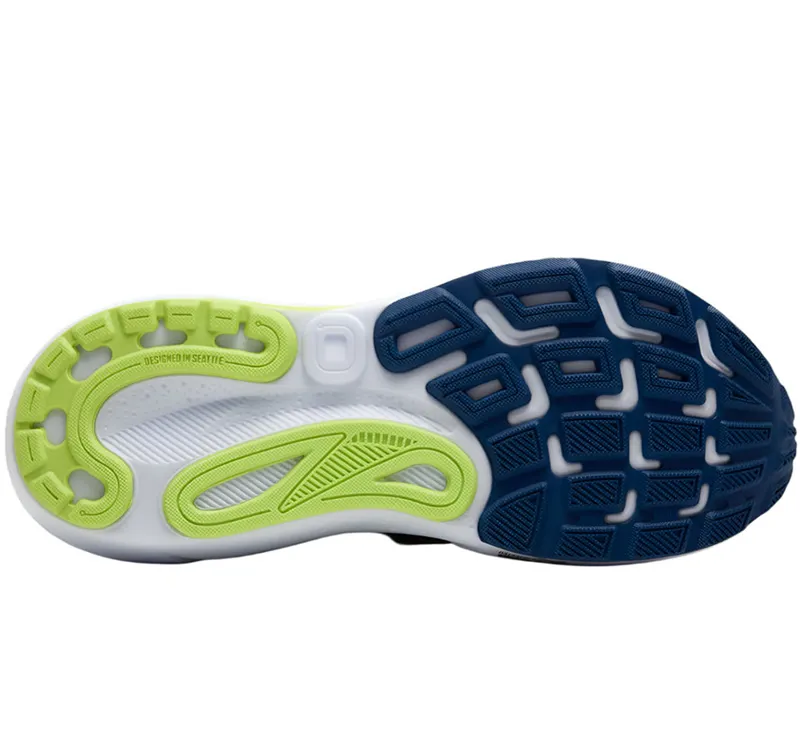 Brooks Men's Adrenaline GTS 24 Navy Peony/Black/Acid Lime-7