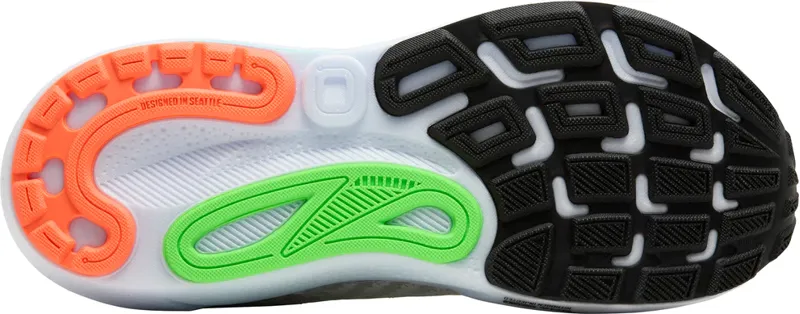 Brooks Men's Adrenaline GTS 24 White/Gecko/Atomizer-6