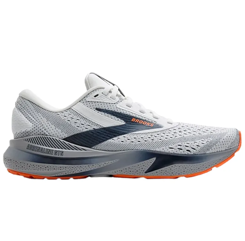 Brooks Men's Adrenaline GTS 24 White/Peacoat/Alloy