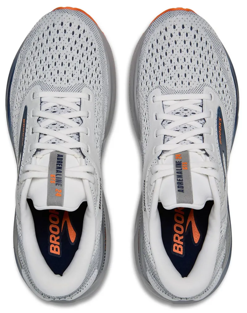 Brooks Men's Adrenaline GTS 24 White/Peacoat/Alloy-3