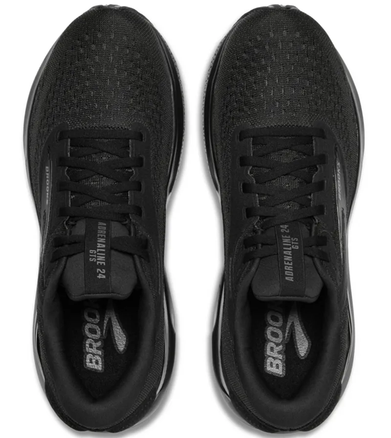 Brooks Men's Adrenaline GTS 24 WIDE - Black/Black/Ebony-5