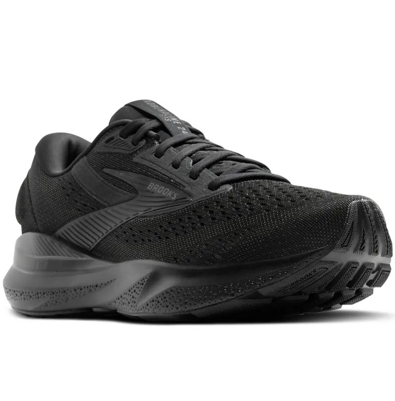 Brooks Men's Adrenaline GTS 24 WIDE - Black/Black/Ebony-2