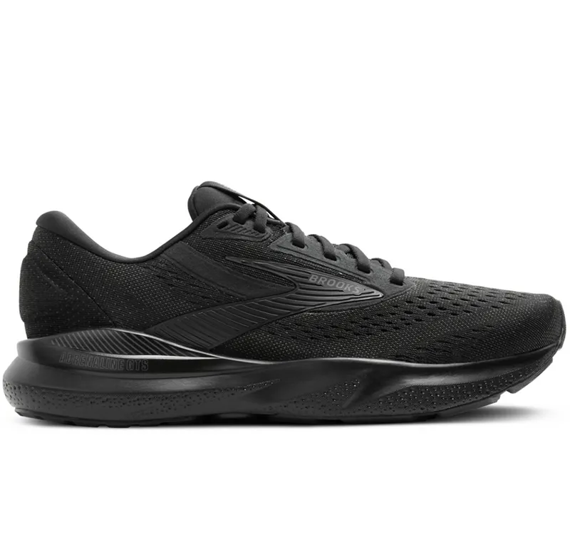 Brooks Men's Adrenaline GTS 24 WIDE - Black/Black/Ebony