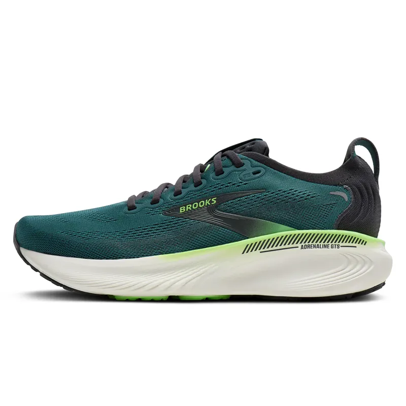 Brooks Men's Adrenaline GTS 25 Atlantic Deep/Coconut/Green-2