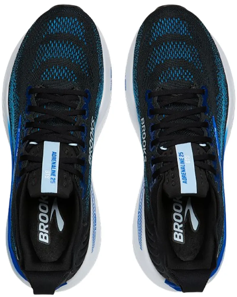 Brooks Men's Adrenaline GTS 25 Black/Blue/Nantucket Breeze-5