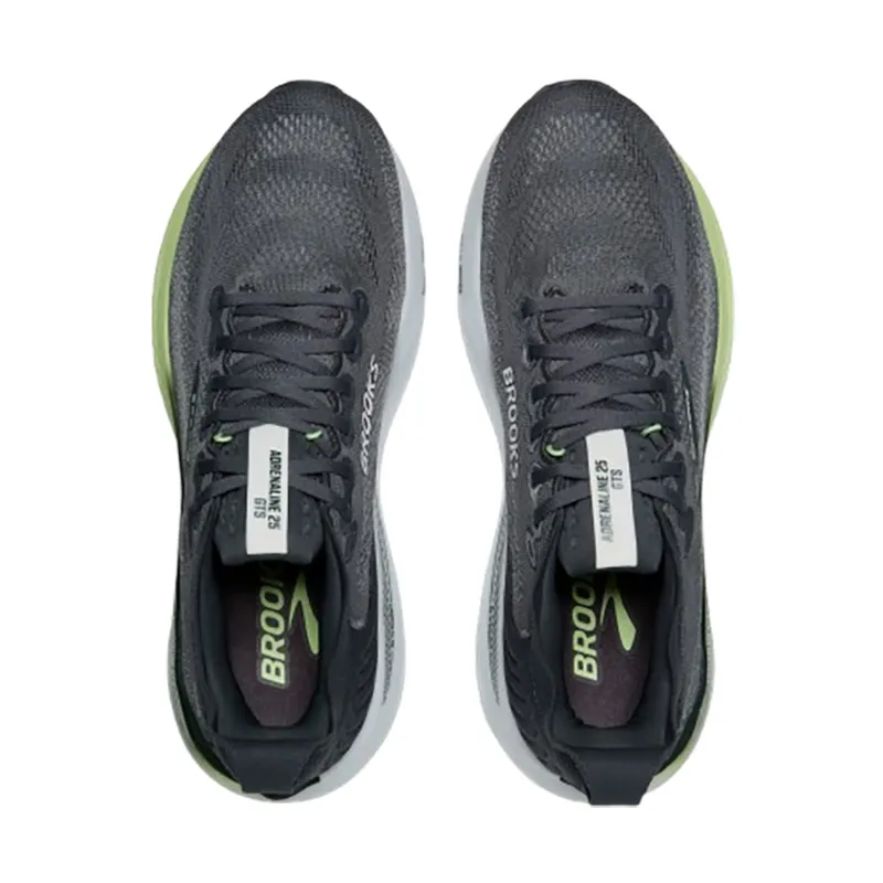 Brooks Men's Adrenaline GTS 25 Grey/Paradise Green/Spruce-5