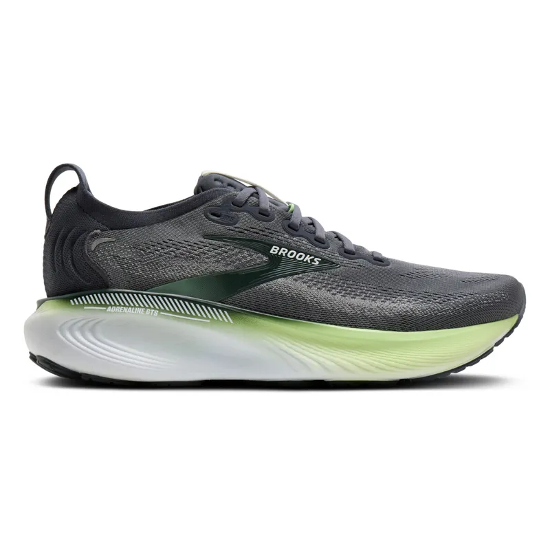 Brooks Men's Adrenaline GTS 25 Grey/Paradise Green/Spruce