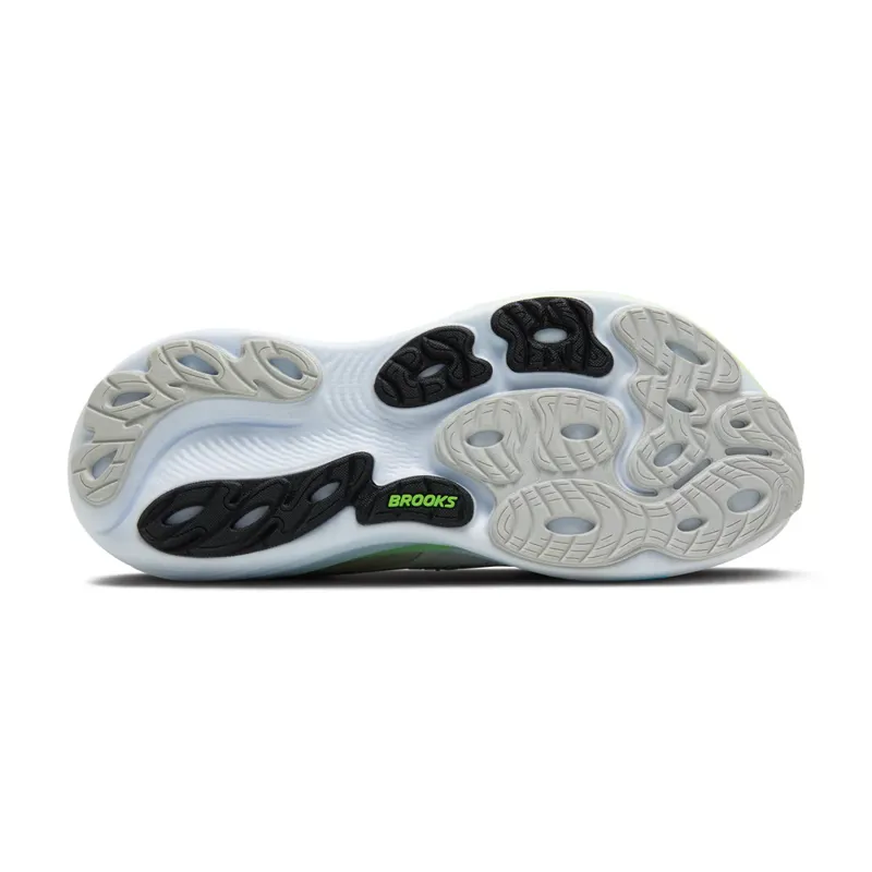 Brooks Men's Adrenaline GTS 25 Oyster/Green Gecko/Blue-6