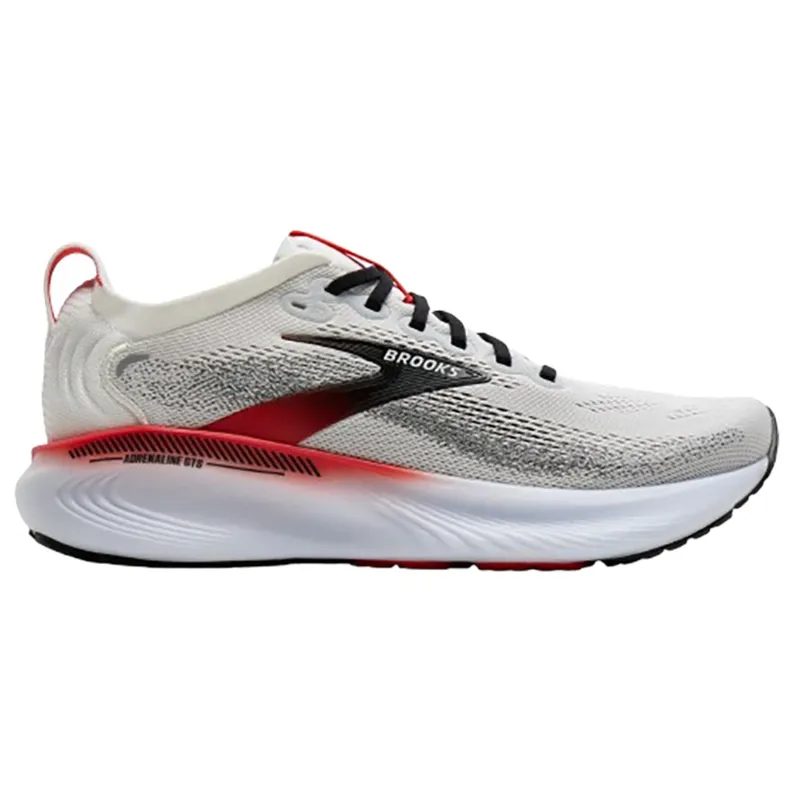 Brooks Men's Adrenaline GTS 25 White/Black/Red