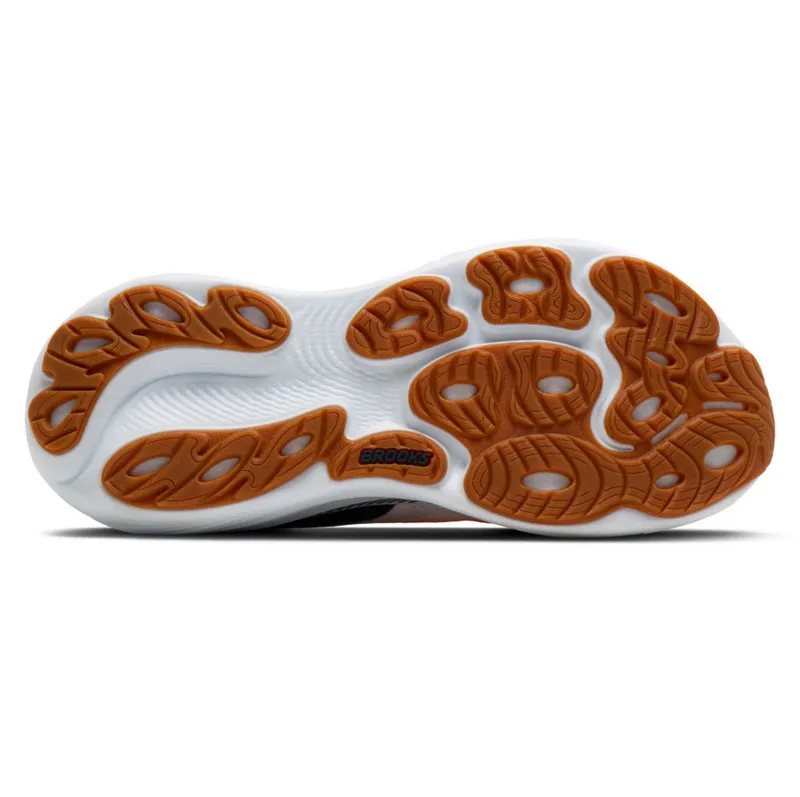 Brooks Men's Adrenaline GTS 25 White/Spellbound/Orange-6