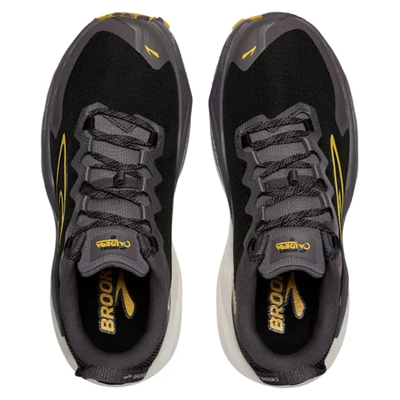 Brooks Men's Caldera 8 Black/Rabbit/Zest-5