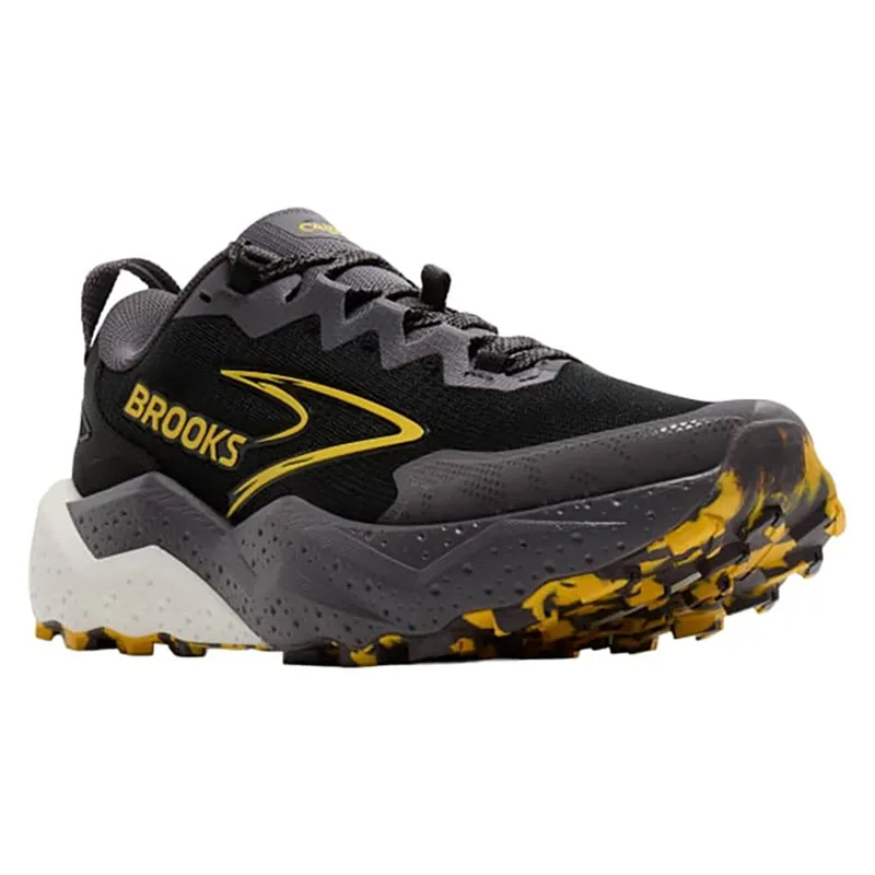 Brooks Men's Caldera 8 Black/Rabbit/Zest-2