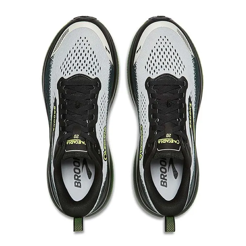 Brooks Men's Cascadia 20 Grey/Black/Nightlife-5
