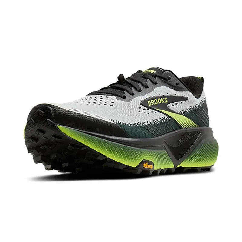 Brooks Men's Cascadia 20 Grey/Black/Nightlife-3