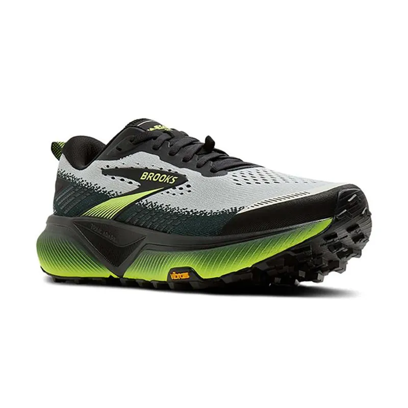 Brooks Men's Cascadia 20 Grey/Black/Nightlife-2