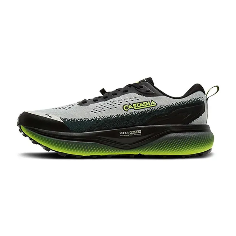 Brooks Men's Cascadia 20 Grey/Black/Nightlife-1