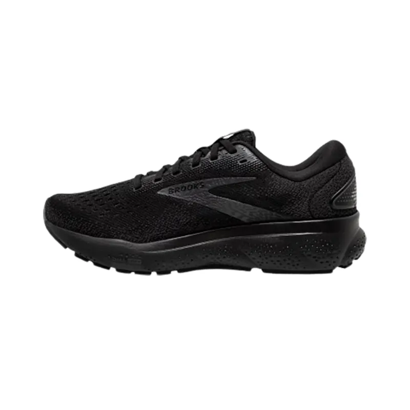 Brooks Mens Ghost 16 Black/Black/Ebony-1