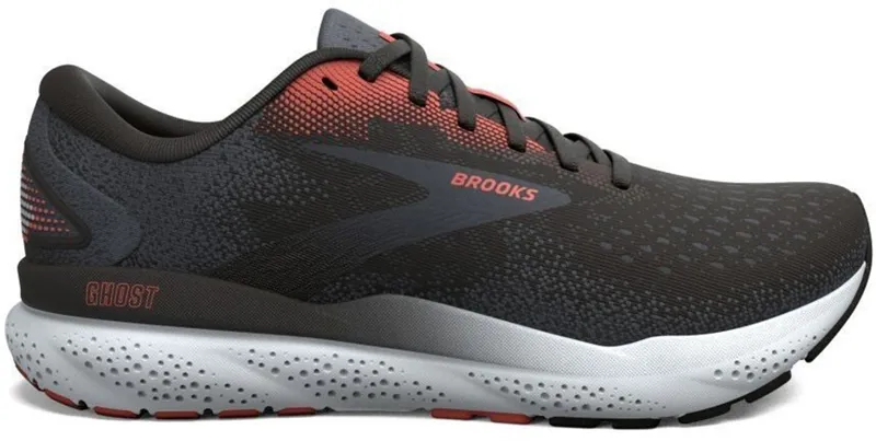 Brooks Men's Ghost 16 Black/Ebony/Burnt Sienna